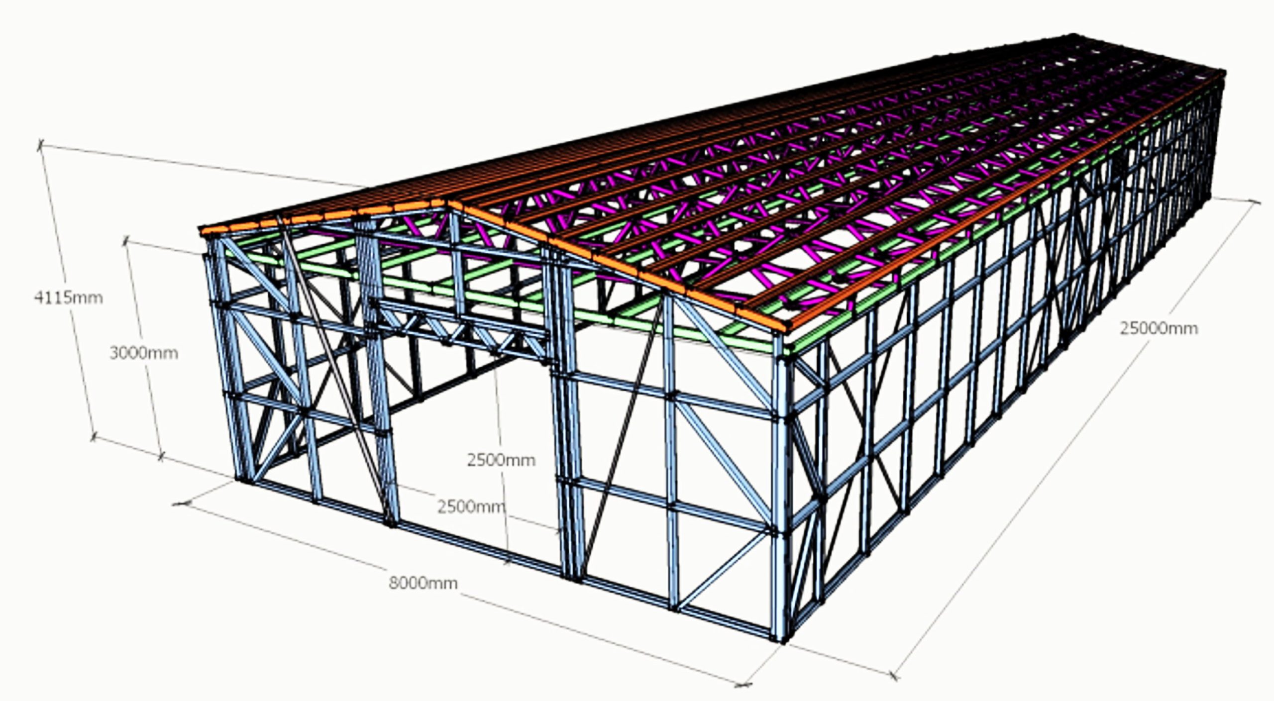 Склад 25x8 м, высота стен 3 м — изображение 2