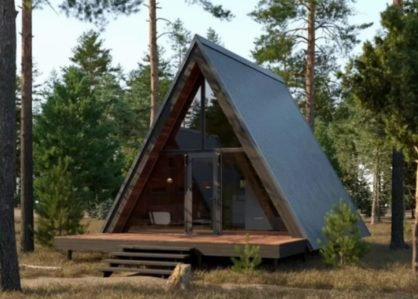 Дом A-Frame, 43 м.кв.